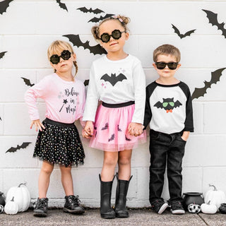 Believe in Magic Pink L/S Tee, Sweet Wink, Believe in Magic Pink L/S Tee, cf-size-3t, cf-size-4t, cf-size-5-6y, cf-type-tee, cf-vendor-sweet-wink, CM22, Halloween, Halloween Shirt, Halloween 