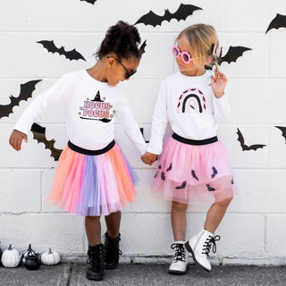 Hocus Pocus L/S Tee - White, Sweet Wink, cf-size-12-18-months, cf-size-4t, cf-type-tee, cf-vendor-sweet-wink, CM22, Halloween, Halloween Shirt, Halloween Tee, Halloween Top, Halloween TShirt,