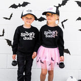 Spooky Dude L/S Sweatshirt - Black, Sweet Wink, cf-size-3t, cf-size-5-6y, cf-type-tee, cf-vendor-sweet-wink, CM22, Halloween, Halloween Boys, Halloween Shirt, Halloween Sweatshirt, Halloween 