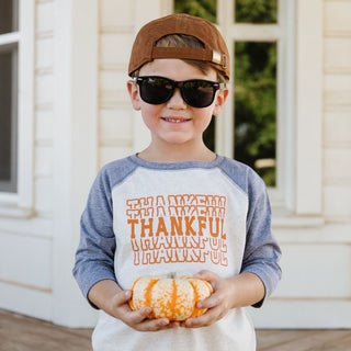 Sweet Wink Thankful Echo L/S Shirt - Natural / Heather, Sweet Wink, cf-size-2t, cf-size-3t, cf-size-4t, cf-type-tee, cf-vendor-sweet-wink, Sweet Wink, Thankful, Thanksgiving, Thanksgiving Clo