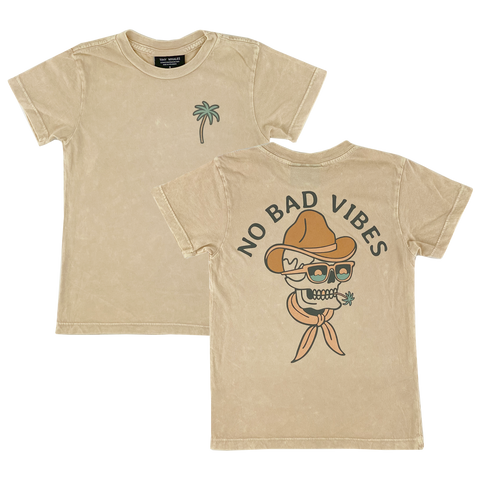 Tiny Whales No Bad Days Mineral Sand S/S Tee, Tiny Whales, Boys Clothing, cf-size-10y, cf-type-shirt, cf-vendor-tiny-whales, CM22, Made in the USA, No Bad Days, Tiny Whales, Tiny Whales Boys 