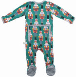 Kozi & Co Nutcracker Footie, Kozi & co, All Things Holiday, Black Friday, Christmas, Christmas Footie, Christmas in July, Christmas Pajamas, CM22, Cyber Monday, Els PW 8258, End of Year, End 