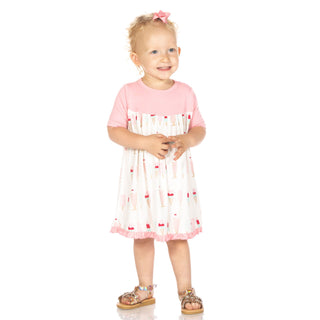 KicKee Pants Natural Ice Cream Shop Classic S/S Swing Dress, KicKee Pants, CM22, Dress, KicKee, KicKee Dress, KicKee Pants, KicKee Pants Classic S/S Swing Dress, KicKee Pants Culinary Arts, K