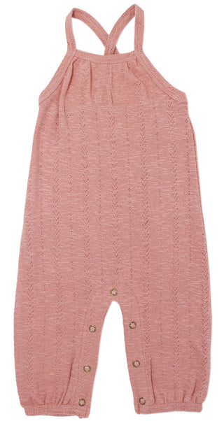 L'ovedbaby Pointelle Romper - Mauve, L'ovedbaby, CM22, Els PW 5060, L'ovedbaby, L'ovedbaby Mauve, L'ovedbaby Mauve Pointelle Romper, L'ovedbaby Pointelle Romper, L'ovedbaby Pointelle Romper -