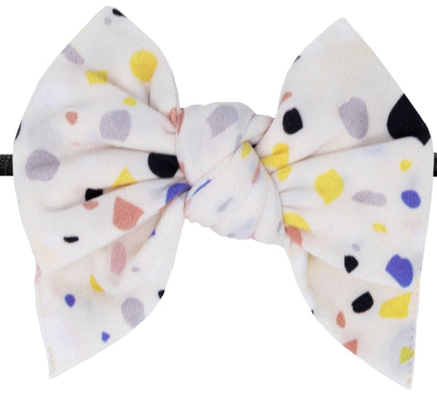 Baby Bling Terrazzo Printed FAB-BOW-LOUS Clip, Baby Bling, Baby Baby Bling Headbands, Baby Bling, Baby Bling FAB Clip, Baby Bling FAB-BOW-LOUS, Baby Bling Headband, Baby Bling Headbands, Baby
