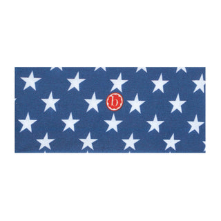 Baby Bling Blue Star Printed FAB-BOW-LOUS Headband, Baby Bling, 4th of July, 4th of July Hair Accessory, 4th of July Headband, Babby Bling headband, Baby Bling, Baby Bling 4th of July Headban