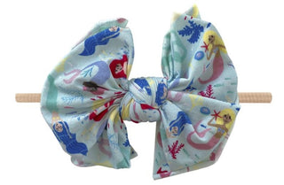 Baby Bling Ocean Maiden / Blush Printed Skinny FAB-BOW-LOUS, Baby Bling, Baby Baby Bling Headbands, Baby bling, Baby Bling Bows, Baby Bling FAB, Baby Bling FAB-BOW-LOUS, Baby Bling Fabbowlous