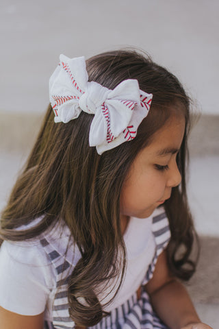 Baby Bling Ball Game Printed FAB-BOW-LOUS Clip, Baby Bling, Baby Baby Bling Headbands, Baby Bling, Baby Bling Ballgame, Baby Bling Ballgame Printed FAB-BOW-LOUS Clip, Baby Bling Baseball, Bab