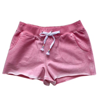 Paper Flower Quartz Pink Raw Edge Back Pocket Short, Paper Flower, cf-size-large-12, cf-size-xlarge-14, cf-type-shorts, cf-vendor-paper-flower, CM22, JAN23, Paper Flower, Paper Flower Quartz 