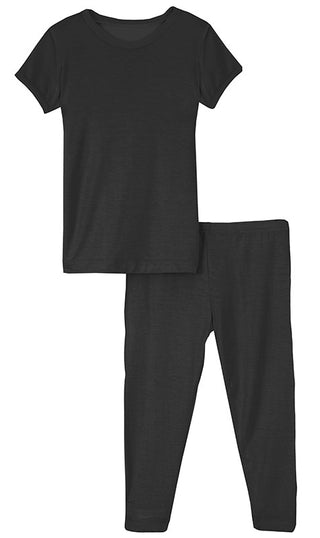 KicKee Pants Solid S/S Pajama Set, KicKee Pants, CM22, KicKee, KicKee Pants, KicKee Pants Culinary Arts, KicKEe Pants Pajama Set, KicKee Pants Pajama set with Pants, Pajama Set - Basically Bo