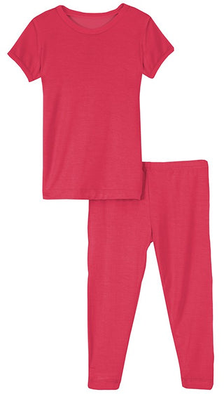 KicKee Pants Solid S/S Pajama Set, KicKee Pants, CM22, KicKee, KicKee Pants, KicKee Pants Culinary Arts, KicKEe Pants Pajama Set, KicKee Pants Pajama set with Pants, Pajama Set - Basically Bo