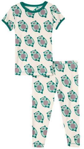 KicKee Pants Natural Ottercado S/S Pajama Set, KicKee Pants, CM22, KicKee, KicKee Pants, KicKee Pants Culinary Arts, KicKEe Pants Pajama Set, KicKee Pants Pajama set with Pants, KicKee Pants 