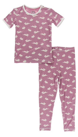 KicKee Pants Pegasus Bunny S/S Pajama Set, KicKee Pants, Bunny Pajamas, cf-size-12-18-months, cf-type-pajama-set, cf-vendor-kickee-pants, Easter, Easter Bunny, Easter Pajamas, KicKee, KicKee 