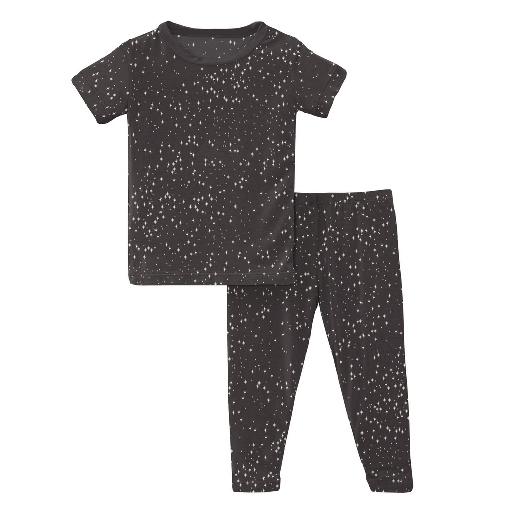 KicKee Pants Midnight Constellations S/S Pajama Set Basically Bows