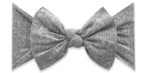 Baby Bling Heathered Grey Patterned Knot Headband, Baby Bling, Baby Bling, Baby Bling Bows, Baby Bling Fall 2019 Release, Baby Bling headband, Baby Bling Headbands, Baby Bling Heathered, Baby