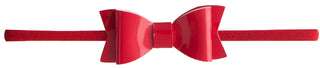 Baby Bling Patent Leather Skinny Bow Tie Headband-Cherry, Baby Bling, All Things Holiday, Baby Bling, Baby Bling Bows, Baby Bling Cherry Patent Leather Skinny Bow Tie Headband, Baby Bling Chr