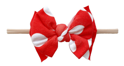 Baby Bling Lil FAB-BOW-LOUS (Blush Band) - Red Polka Dot, Baby Bling, Baby Baby Bling Headbands, Baby bling, Baby Bling Bows, Baby Bling BRB, Baby Bling FAB, Baby Bling FAB-BOW-LOUS, Baby Bli