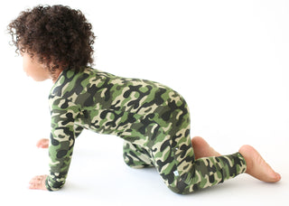 Posh Peanut Cadet L/S Henley Romper, Posh Peanut, Posh Custom Sale, Posh Peanut, Posh Peanut Cadet, Posh Peanut Cadet L/S Henley Romper, Posh Peanut Camo, Posh Peanut Fall 2020, Posh Peanut H