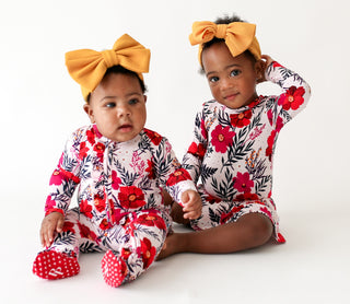 Posh Peanut Chloe Ruffled Zippered Footie, Posh Peanut, Posh Peanut, Posh Peanut Chloe, Posh Peanut Chloe Ruffled Zippered Footie, Posh Peanut Fall 2020, Posh Peanut Footie, Posh Peanut Footi
