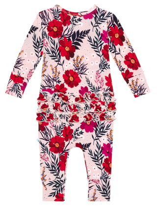 Posh Peanut Chloe L/S Ruffled Romper, Posh Peanut, Long Sleeve Ruffled Romper, Posh Peanut, Posh Peanut Chloe, Posh Peanut Chloe L/S Ruffled Romper, Posh Peanut Fall 2020, Posh Peanut L/S Ruf