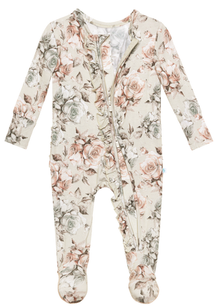 Posh Peanut Daniella Ruffled Footie w/Zipper, Posh Peanut, Posh Peanut, Posh Peanut Daniella, Posh Peanut Daniella Ruffled Footie w/Zipper, Posh Peanut Exclusive 9/29, Posh Peanut Footie, Pos