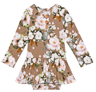 Posh Peanut Leona L/S Henley w/Twirl Skirt Bodysuit, Posh Peanut, L/S Henley w/Twirl Skirt Bodysuit, Posh Peanut, Posh Peanut Dress, Posh Peanut Fall 2020, Posh Peanut L/S Henley w/Twirl Skir