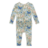 Posh Peanut Lucy L/S Ruffled Henley Romper, Posh Peanut, Posh Peanut, Posh Peanut Daniella, Posh Peanut Daniella L/S Ruffled Henley Romper, Posh Peanut Exclusive 9/29, Posh Peanut Henley Romp