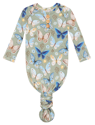 Posh Peanut Lucy Wood Button Knotted Gown, Posh Peanut, Posh Peanut, Posh Peanut Butterflies, Posh Peanut Butterfly, Posh Peanut Exclusive 9/29, Posh Peanut Knotted Gown, Posh Peanut Lucy, Po