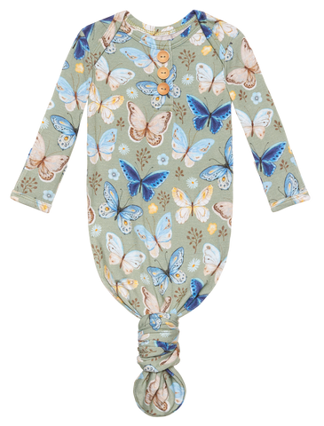 Posh Peanut Lucy Wood Button Knotted Gown, Posh Peanut, Posh Peanut, Posh Peanut Butterflies, Posh Peanut Butterfly, Posh Peanut Exclusive 9/29, Posh Peanut Knotted Gown, Posh Peanut Lucy, Po
