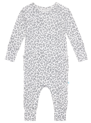 Posh Peanut Minka L/S Ruffled Romper, Posh Peanut, Long Sleeve Ruffled Romper, Posh Peanut, Posh Peanut Fall 2020, Posh Peanut L/S Ruffled Romper, Posh Peanut Long Sleeve Ruffled Henley Rompe