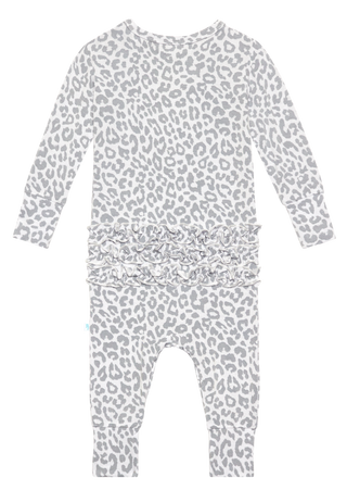 Posh Peanut Minka L/S Ruffled Romper, Posh Peanut, Long Sleeve Ruffled Romper, Posh Peanut, Posh Peanut Fall 2020, Posh Peanut L/S Ruffled Romper, Posh Peanut Long Sleeve Ruffled Henley Rompe