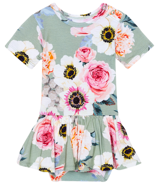 Posh Peanut Jolie S/S Twirl Skirt Bodysuit, Posh Peanut, Baby, Bodysuit Skirt, Infant, Posh PEanut, Posh Peanut Jolie, Posh Peanut Jolie S/S Twirl Skirt Bodysuit, Posh Peanut S/S Twirl Skirt 