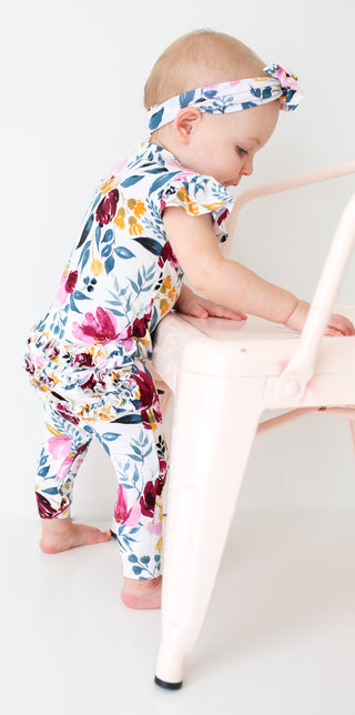 Posh Peanut Jozie Ruffled Capsleeve Henley Romper, Posh Peanut, Capsleeve Henley Romper, Henley Romper, Posh Peanut, Posh Peanut Henley, Posh Peanut Henley Romper, Posh Peanut Jozie, Posh Pea