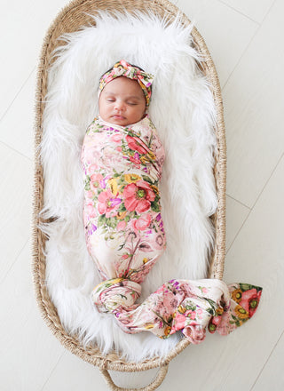 Posh Peanut June Swaddle & Headband Set, Posh Peanut, Posh Peanut, Posh Peanut June, Posh Peanut June Swaddle & Headband Set, Posh Peanut Swaddle & Headband Set, Posh Peanut Swaddle and Headb
