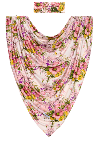 Posh Peanut June Swaddle & Headband Set, Posh Peanut, Posh Peanut, Posh Peanut June, Posh Peanut June Swaddle & Headband Set, Posh Peanut Swaddle & Headband Set, Posh Peanut Swaddle and Headb