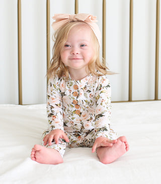 Posh Peanut Katherine L/S Ruffled Henley Romper, Posh Peanut, Henley Romper, L/S Ruffled Henley Romper, Posh Peanut, Posh Peanut Fall 2020, Posh Peanut Katherine, Posh Peanut Katherine L/S Ru