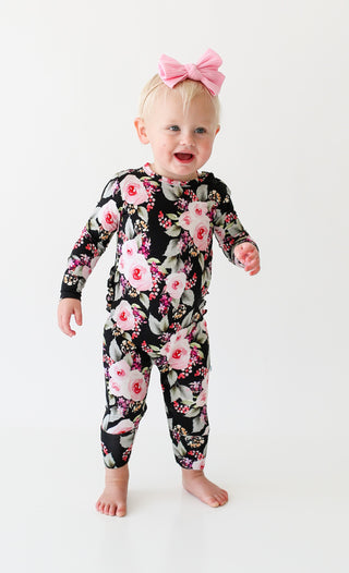 Posh Peanut Milana L/S Ruffled Basic Romper, Posh Peanut, Posh Peanut, Posh Peanut L/S Ruffled Basic Romper, Posh Peanut Milana, Posh Peanut Milana L/S Ruffled Basic Romper, Posh Peanut Retai