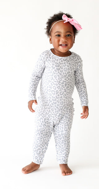 Posh Peanut Minka L/S Ruffled Romper, Posh Peanut, Long Sleeve Ruffled Romper, Posh Peanut, Posh Peanut Fall 2020, Posh Peanut L/S Ruffled Romper, Posh Peanut Long Sleeve Ruffled Henley Rompe