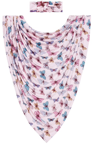 Posh Peanut Nora Swaddle Headband Set Basically Bows Bowties