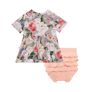 Posh Peanut Cassie S/S Basic Peplum Top & Bloomer Set, Posh Peanut, Posh Custom Sale, Posh Peanut, Posh Peanut Basic Peplum Top & Bloomer Set, Posh Peanut Bummie Set, Posh Peanut Cassie, Posh