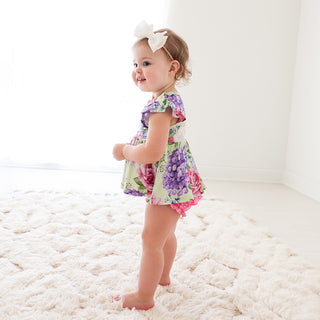 Posh Peanut Georgina Ruffled Capsleeve Basic Peplum Top & Bloomer Set, Posh Peanut, Posh Custom Sale, Posh Peanut, Posh Peanut Bummie Set, Posh Peanut Georgina, Posh Peanut Georgina Ruffled C