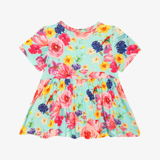 Posh Peanut Olivia Mae Basic S/S Peplum Top & Bloomer Set, Posh Peanut, Posh Peanut, Posh Peanut Basic Peplum Top & Bloomer Set, Posh Peanut Bummie Set, Posh Peanut Olivia Mae, Posh Peanut Ol