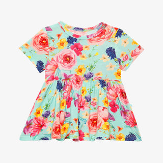 Posh Peanut Olivia Mae Basic S/S Peplum Top & Bloomer Set, Posh Peanut, Posh Peanut, Posh Peanut Basic Peplum Top & Bloomer Set, Posh Peanut Bummie Set, Posh Peanut Olivia Mae, Posh Peanut Ol