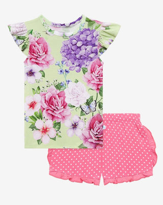 Posh Peanut Georgina Basic Ruffled Capsleeve Top & Ruffled Varsity Short, Posh Peanut, cf-size-8, cf-type-2pc-set, cf-vendor-posh-peanut, Posh Custom Sale, Posh Peanut, Posh Peanut Basic Ruff