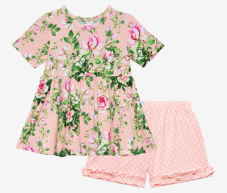Posh Peanut Renia Capsleeve Peplum Top & Short Set, Posh Peanut, Posh Peanut, Posh Peanut Capsleeve Peplum Top & Short Set, Posh Peanut Renia, Posh Peanut Renia Capsleeve Peplum Top & Short S
