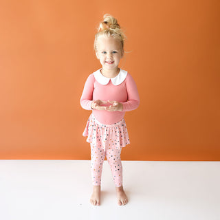 Posh Peanut Cassidy L/S Peterpan Collar T-Shirt & Skirted Legging Set, Posh Peanut, cf-size-3t, cf-size-4t, cf-size-6t, cf-size-7y, cf-size-8y, cf-type-2pc-set, cf-vendor-posh-peanut, Heart, 