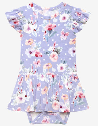 Posh Peanut Samantha Ruffled Caplseeve Twirl Bodysuit, Posh Peanut, Posh Peanut, Posh Peanut S/S Ruffled Caplseeve Twirl Bodysuit, Posh Peanut S/S Twirl Bodysuit, Posh Peanut Samantha, Posh P