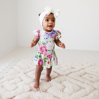Posh Peanut Georgina Ruffled Caplseeve Basic Twirl Bodysuit, Posh Peanut, Posh Custom Sale, Posh Peanut, Posh Peanut Georgina, Posh Peanut Georgina Ruffled Caplseeve Basic Twirl Bodysuit, Pos
