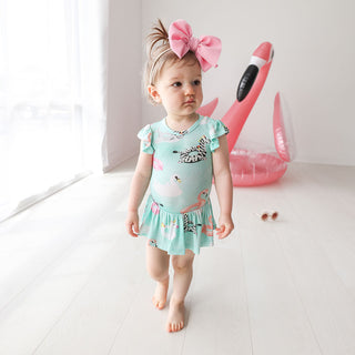 Posh Peanut Lenny Ruffled Caplseeve Basic Twirl Skirt Bodysuit, Posh Peanut, Posh Peanut, Posh Peanut Lenny, Posh Peanut Lenny Ruffled Caplseeve Basic Twirl Skirt Bodysuit, Posh Peanut Pool F