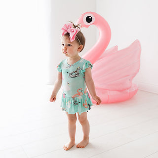 Posh Peanut Lenny Ruffled Caplseeve Basic Twirl Skirt Bodysuit, Posh Peanut, Posh Peanut, Posh Peanut Lenny, Posh Peanut Lenny Ruffled Caplseeve Basic Twirl Skirt Bodysuit, Posh Peanut Pool F